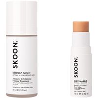 SKOON. Night Renew Duo Limited Edition Set | Retinin Night 30ml + FREE Ruby Marine 15ml Stick